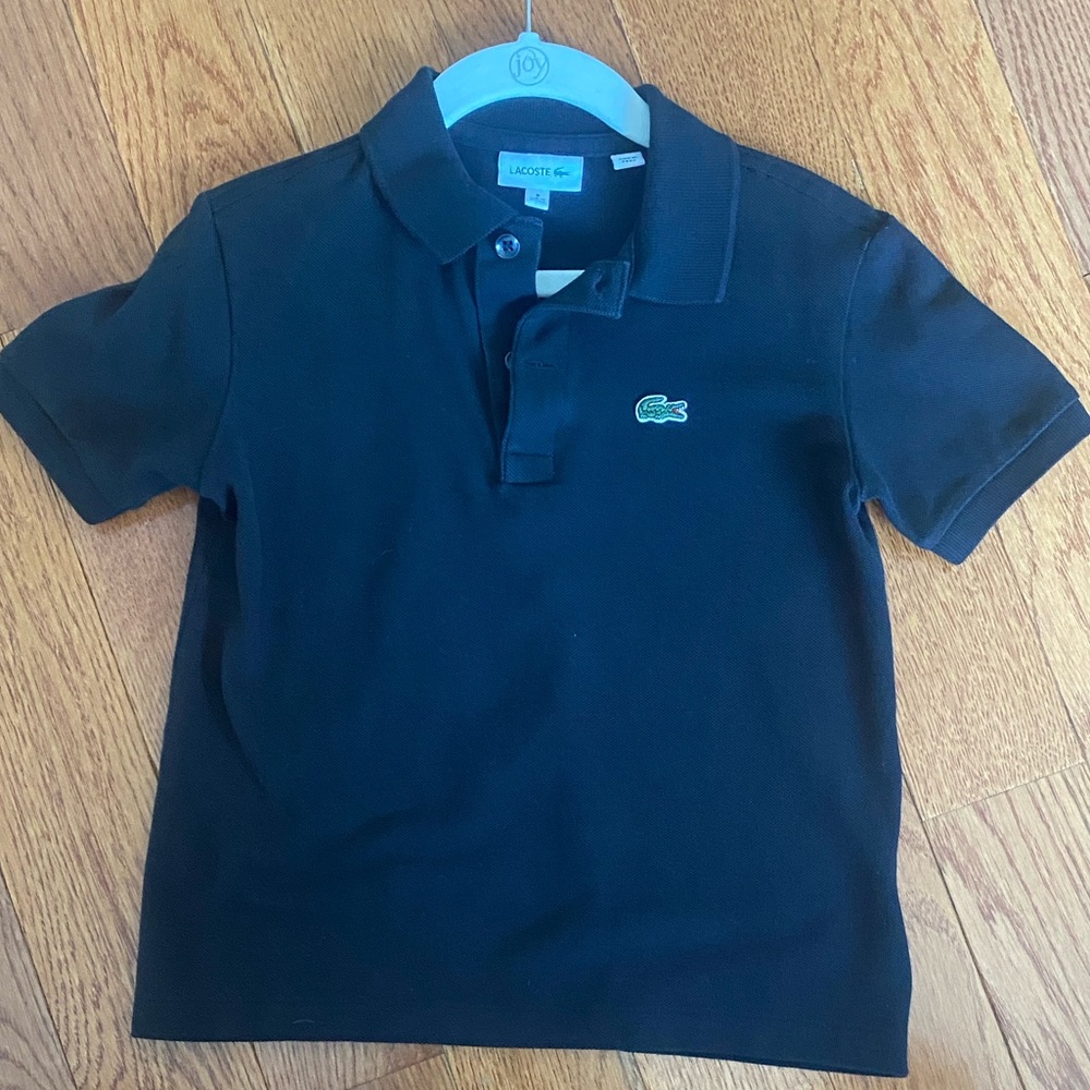 Lacoste Kids Polo Shirt in Black